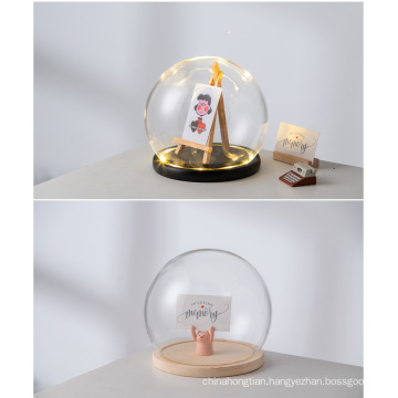 Spherical Transparent Glass Dome Crafts